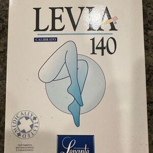 LEVIA 140 Women's Sheer Tights in Light Blue